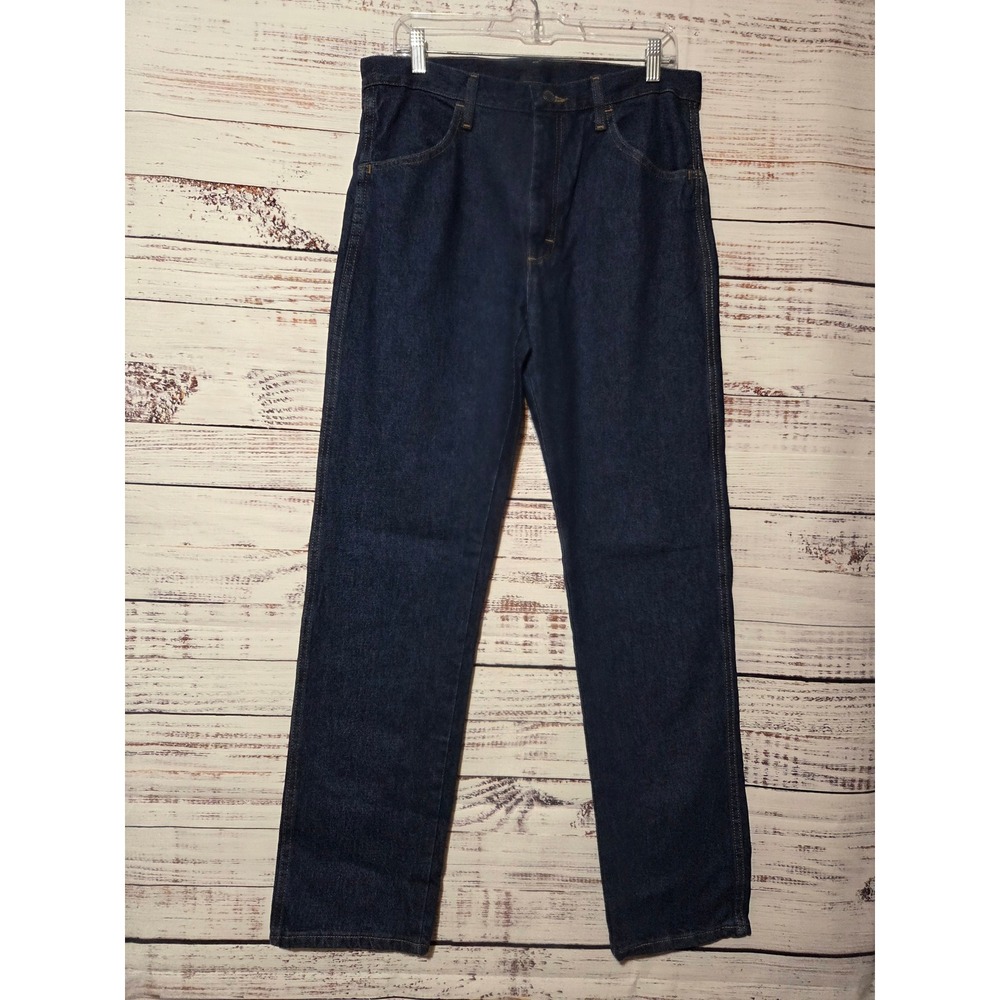 Rustler by Wrangler Mens Regular Fit Straight Leg Jeans Dark Wash 32x32 NWT